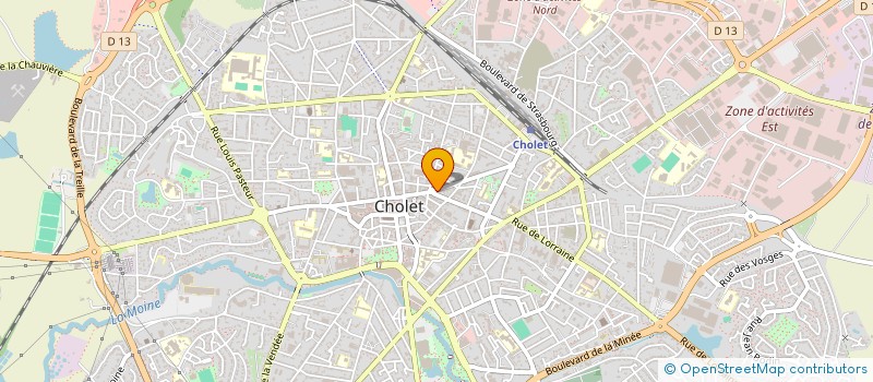 localisation de l'entreprise MONSIEUR SAMUEL POIRIER à CHOLET