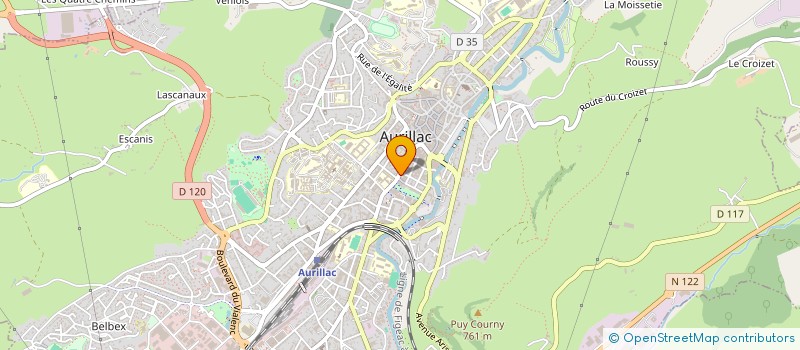 localisation de l'entreprise MONSIEUR SAMUEL POLLARI à AURILLAC