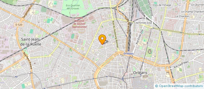 localisation de l'entreprise MONSIEUR SAMUEL POMMERET à ORLEANS