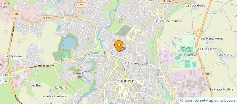 localisation de l'entreprise MONSIEUR SAMUEL POMMEREUL  FOUGERES