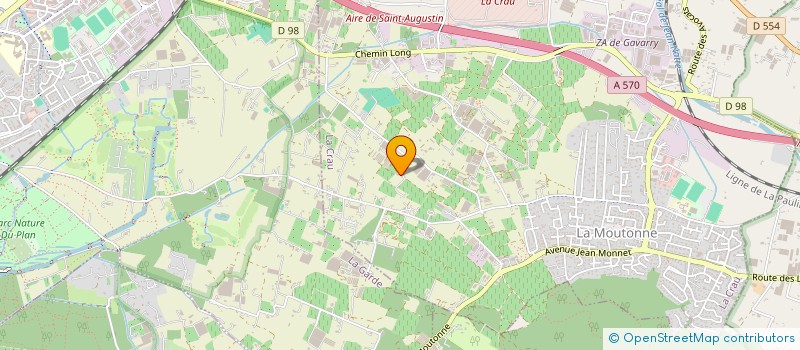 localisation de l'entreprise MONSIEUR SAMUEL PONS  LA CRAU