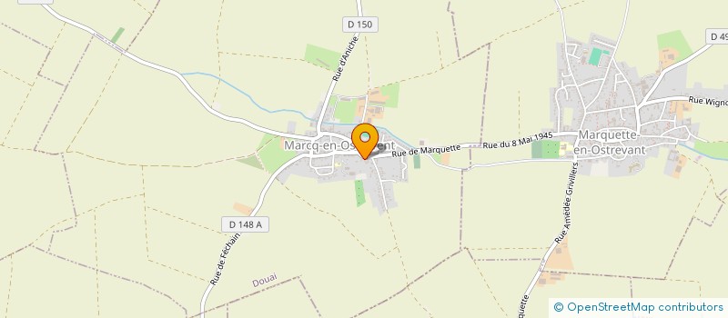 localisation de l'entreprise MONSIEUR SAMUEL POULAIN  MARCQ-EN-OSTREVENT