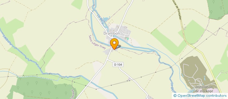 localisation de l'entreprise MONSIEUR SAMUEL POUSSOT  SAINT-LEGER-TRIEY