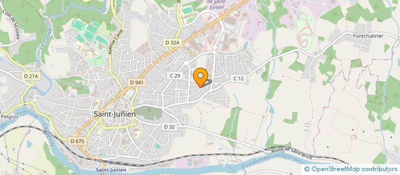 localisation de l'entreprise MONSIEUR SAMUEL PRONO  SAINT-JUNIEN