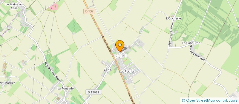 localisation de l'entreprise MONSIEUR SAMUEL PROUX  LA JARD