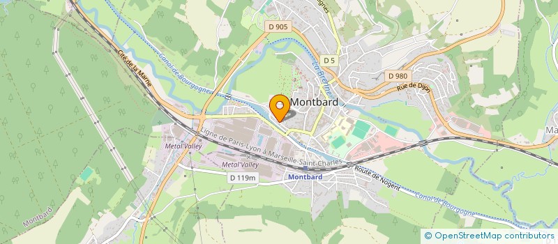 localisation de l'entreprise MONSIEUR SAMUEL PRUNOT à MONTBARD