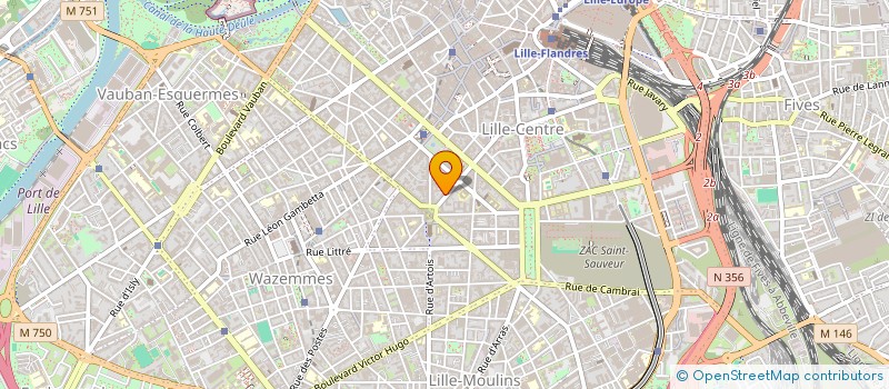 localisation de l'entreprise MONSIEUR SAMUEL PRUVOST à LILLE