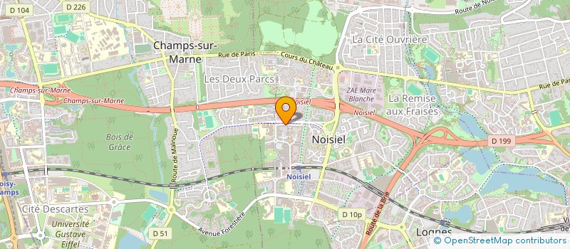 localisation de l'entreprise MONSIEUR SAMUEL QUENIART  NOISIEL