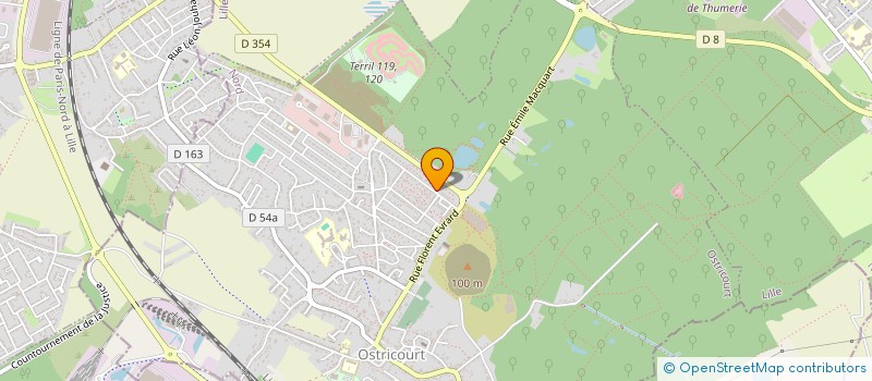 localisation de l'entreprise MONSIEUR SAMUEL QUERCY  OSTRICOURT