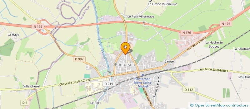 localisation de l'entreprise MONSIEUR SAMUEL RAULT  PONTORSON