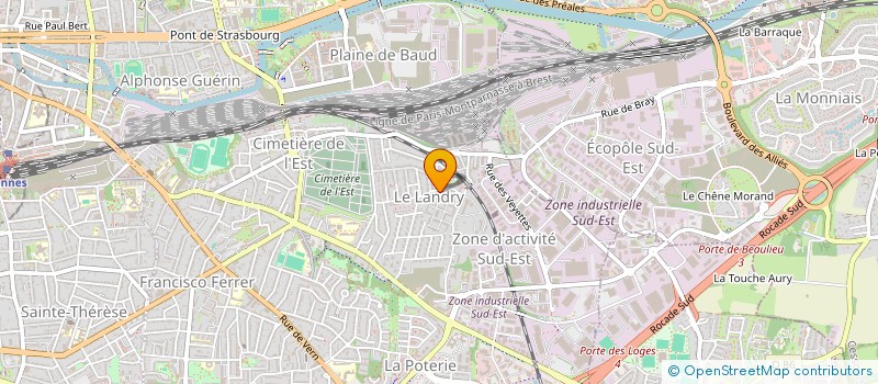 localisation de l'entreprise MONSIEUR SAMUEL RAVEL  RENNES