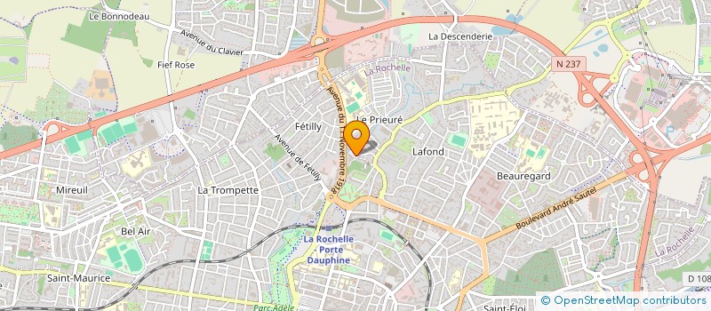 localisation de l'entreprise MONSIEUR SAMUEL RAZAVET  LA ROCHELLE