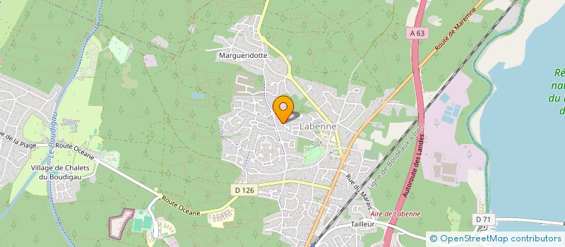 localisation de l'entreprise MONSIEUR SAMUEL REBEYROL  LABENNE