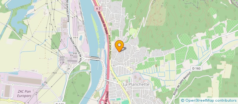 localisation de l'entreprise MONSIEUR SAMUEL REBOUL  BOLLENE