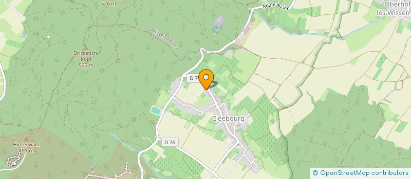 localisation de l'entreprise MONSIEUR SAMUEL RECHER  CLEEBOURG