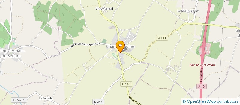 localisation de l'entreprise MONSIEUR SAMUEL REINHARD  CHAMPAGNOLLES