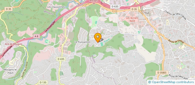 localisation de l'entreprise MONSIEUR SAMUEL RESSE à ANTIBES