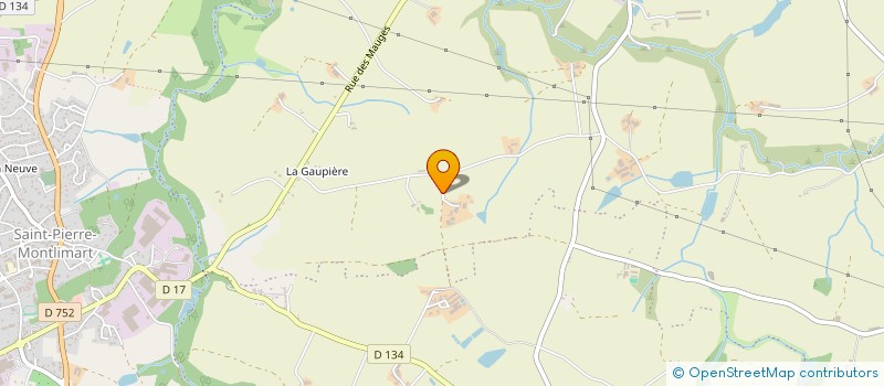 localisation de l'entreprise MONSIEUR SAMUEL RETHORE à MONTREVAULT-SUR-EVRE
