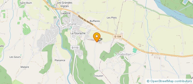 localisation de l'entreprise MONSIEUR SAMUEL RICHARD  CHABRILLAN