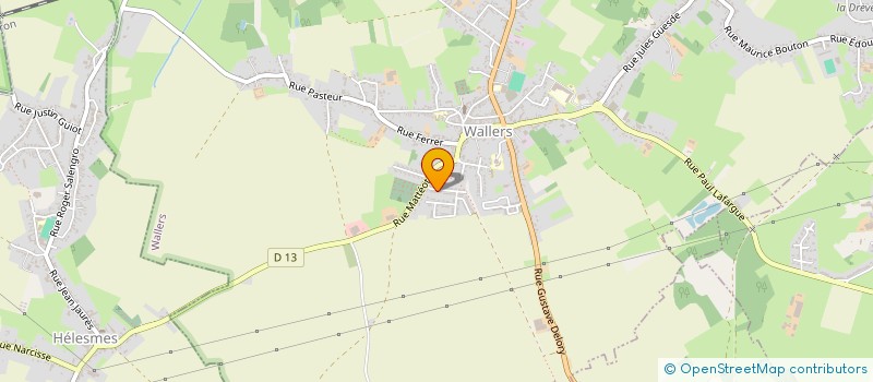 localisation de l'entreprise MONSIEUR SAMUEL RIDEZ  WALLERS