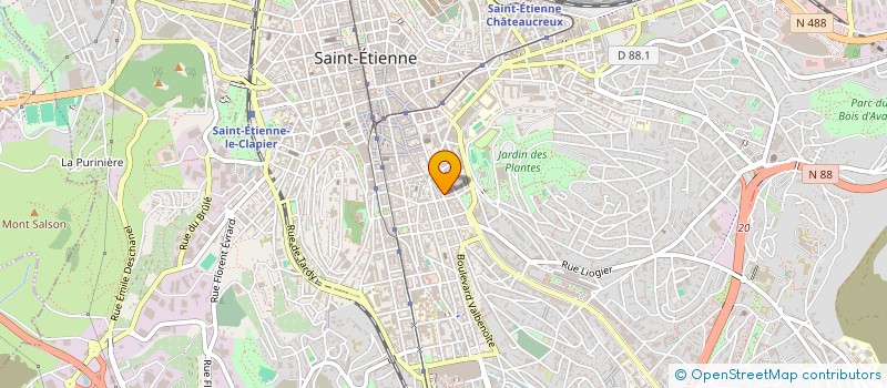 localisation de l'entreprise MONSIEUR SAMUEL RINNA à SAINT-ETIENNE