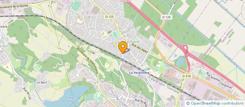 localisation de l'entreprise MONSIEUR SAMUEL RIVIERE  LA VERPILLIERE