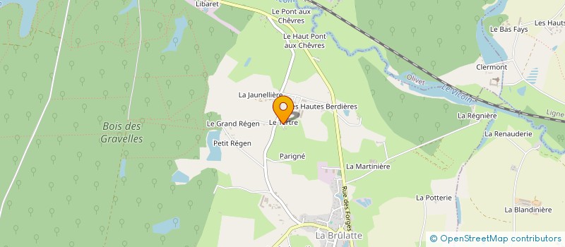 localisation de l'entreprise MONSIEUR SAMUEL RIVON à LA BRULATTE