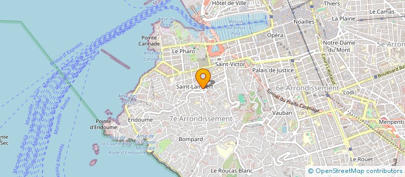 localisation de l'entreprise MONSIEUR SAMUEL ROBERT à MARSEILLE