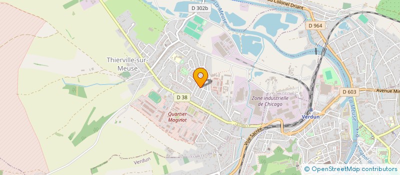 localisation de l'entreprise MONSIEUR SAMUEL ROBINET à THIERVILLE-SUR-MEUSE