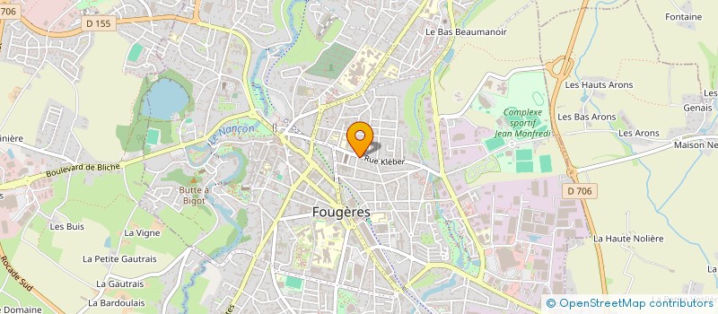 localisation de l'entreprise MONSIEUR SAMUEL ROCHELLE  FOUGERES