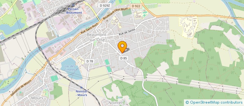 localisation de l'entreprise MONSIEUR SAMUEL RODRIGUEZ  BEAUMONT-SUR-OISE