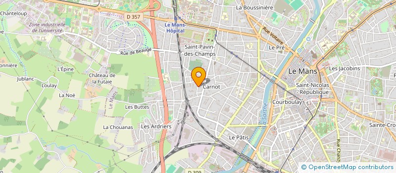 localisation de l'entreprise MONSIEUR SAMUEL ROLAND à LE MANS