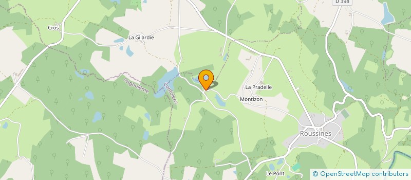 localisation de l'entreprise MONSIEUR SAMUEL ROSES à ROUSSINES
