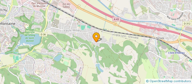 localisation de l'entreprise MONSIEUR SAMUEL ROSTAING  VAULX-MILIEU