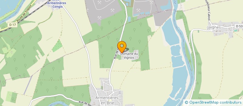 localisation de l'entreprise MONSIEUR SAMUEL ROTNEMER  ARMENTIERES-EN-BRIE