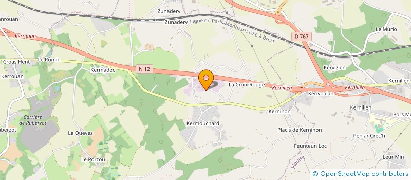 localisation de l'entreprise MONSIEUR SAMUEL ROUART  TREGLAMUS