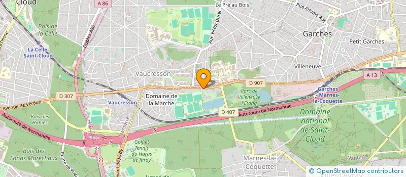 localisation de l'entreprise MONSIEUR SAMUEL ROUAS  MARNES LA COQUETTE