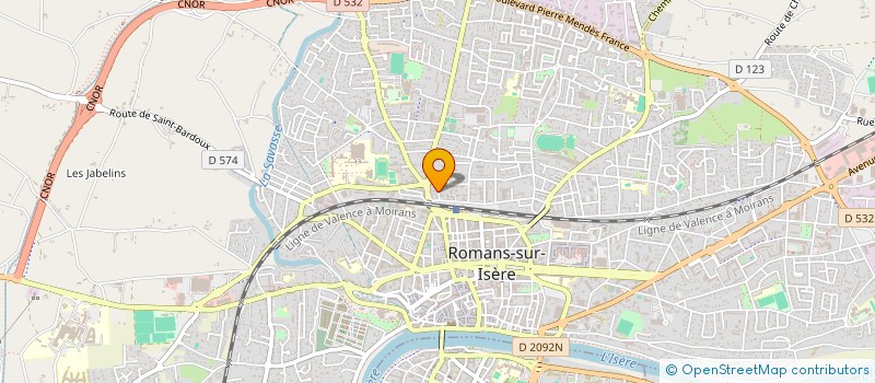 localisation de l'entreprise MONSIEUR SAMUEL ROUSSEAU à ROMANS-SUR-ISERE