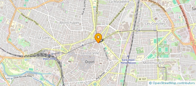 localisation de l'entreprise MONSIEUR SAMUEL ROUX à DIJON