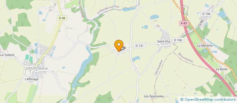localisation de l'entreprise MONSIEUR SAMUEL SACHOT à LES PINEAUX
