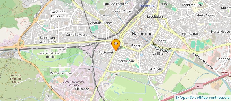 localisation de l'entreprise MONSIEUR SAMUEL SAEZ  NARBONNE