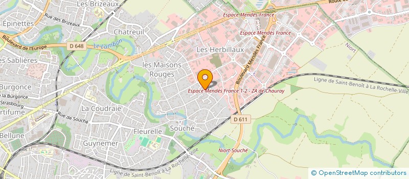 localisation de l'entreprise MONSIEUR SAMUEL SAINT PAUL  NIORT