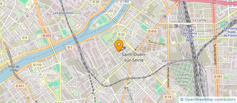localisation de l'entreprise MONSIEUR SAMUEL SALMOUTH à SAINT-OUEN-SUR-SEINE