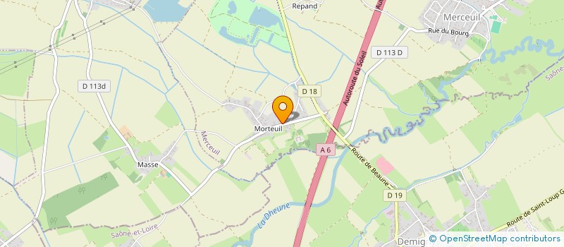 localisation de l'entreprise MONSIEUR SAMUEL SALZEDAS  MERCEUIL