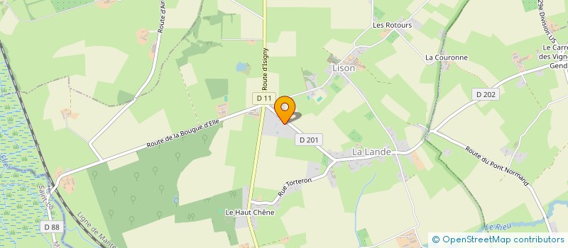 localisation de l'entreprise MONSIEUR SAMUEL SANSON à LISON