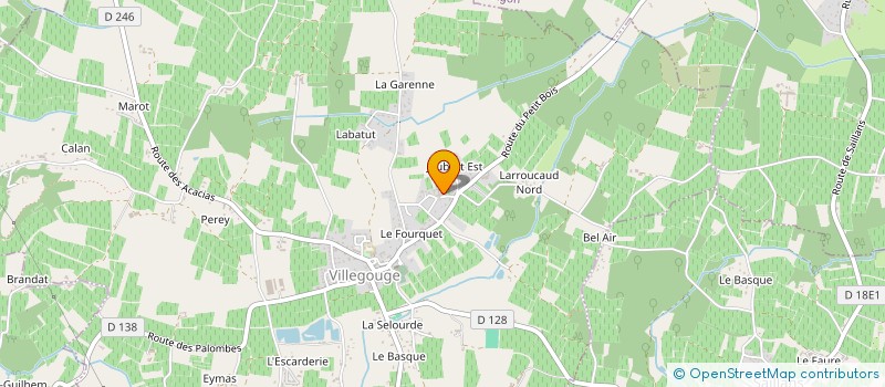 localisation de l'entreprise MONSIEUR SAMUEL SARR  VILLEGOUGE