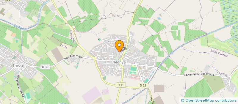 localisation de l'entreprise MONSIEUR SAMUEL SAUTRON  ALENYA