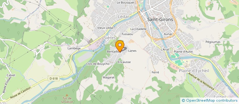 localisation de l'entreprise MONSIEUR SAMUEL SAVOYE à SAINT-GIRONS