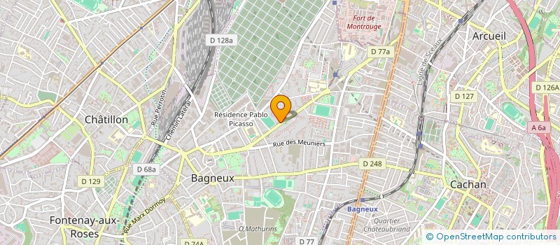 localisation de l'entreprise MONSIEUR SAMUEL SCHWARZBARD à BAGNEUX
