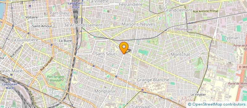 localisation de l'entreprise MONSIEUR SAMUEL SEBAG  LYON